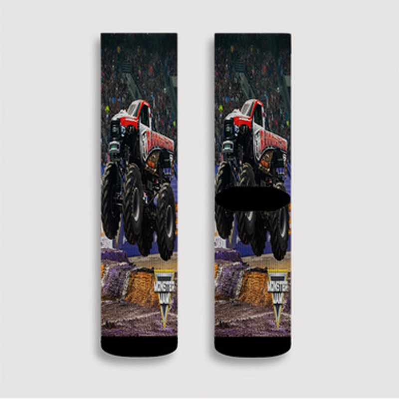 Pastele Rammunition Monster Truck Custom Socks Sublimation Awesome Printed Sports Elite Socks Polyester Cushioned Bottoms Gym Gymnastic Running Yoga School Skatebording Basketball Spandex