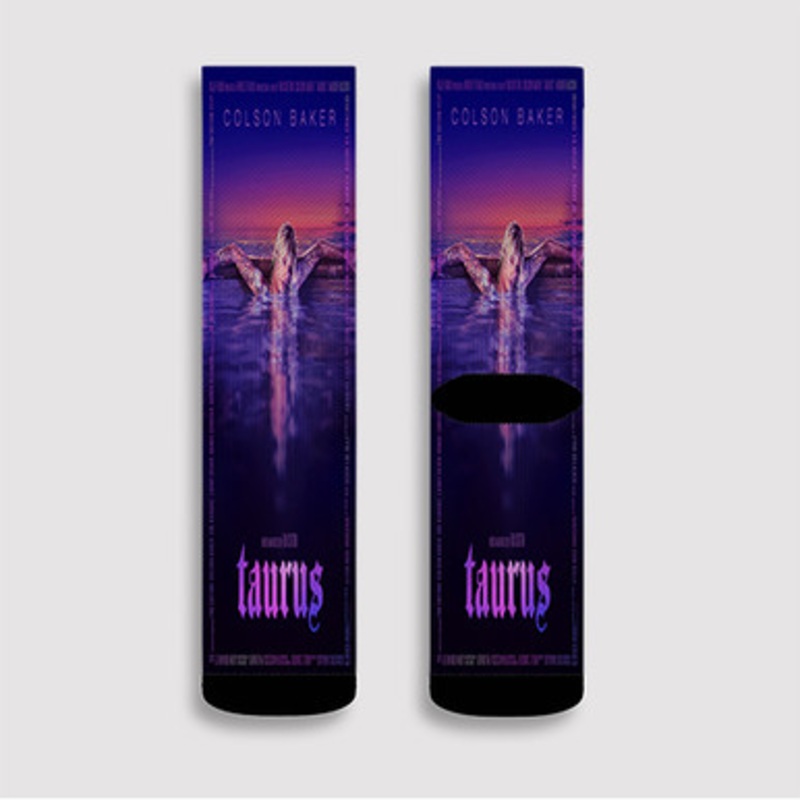 Pastele Taurus Custom Socks Sublimation Awesome Printed Sports Elite Socks Polyester Cushioned Bottoms Gym Gymnastic Running Yoga School Skatebording Basketball Spandex