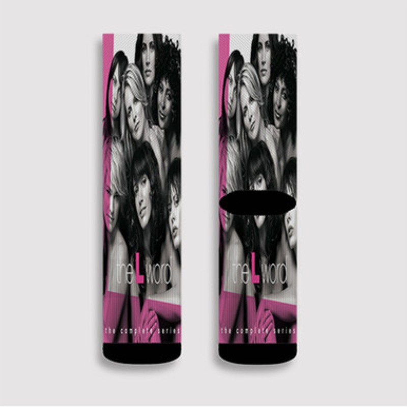 Pastele The L Word Complete Series Custom Socks Sublimation Awesome Printed Sports Elite Socks Polyester Cushioned Bottoms Gym Gymnastic Running Yoga School Skatebording Basketball Spandex