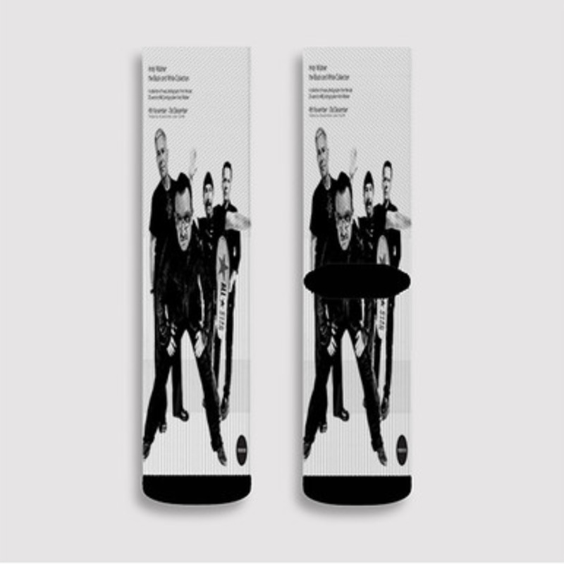 Pastele U2 Band Custom Socks Sublimation Awesome Printed Sports Elite Socks Polyester Cushioned Bottoms Gym Gymnastic Running Yoga School Skatebording Basketball Spandex