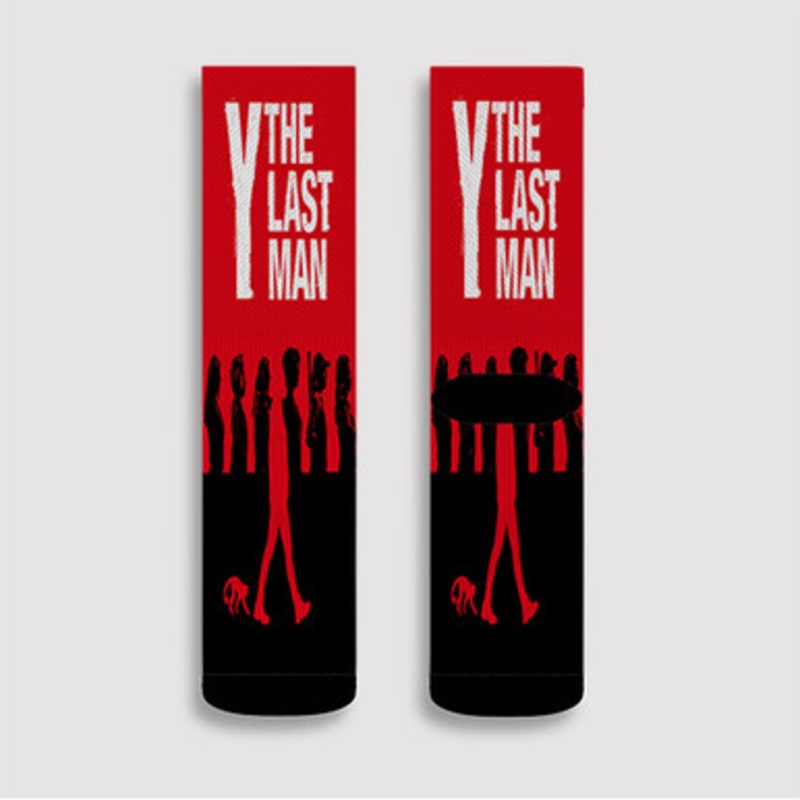Pastele Y The Last Man Good Custom Socks Sublimation Awesome Printed Sports Elite Socks Polyester Cushioned Bottoms Gym Gymnastic Running Yoga School Skatebording Basketball Spandex