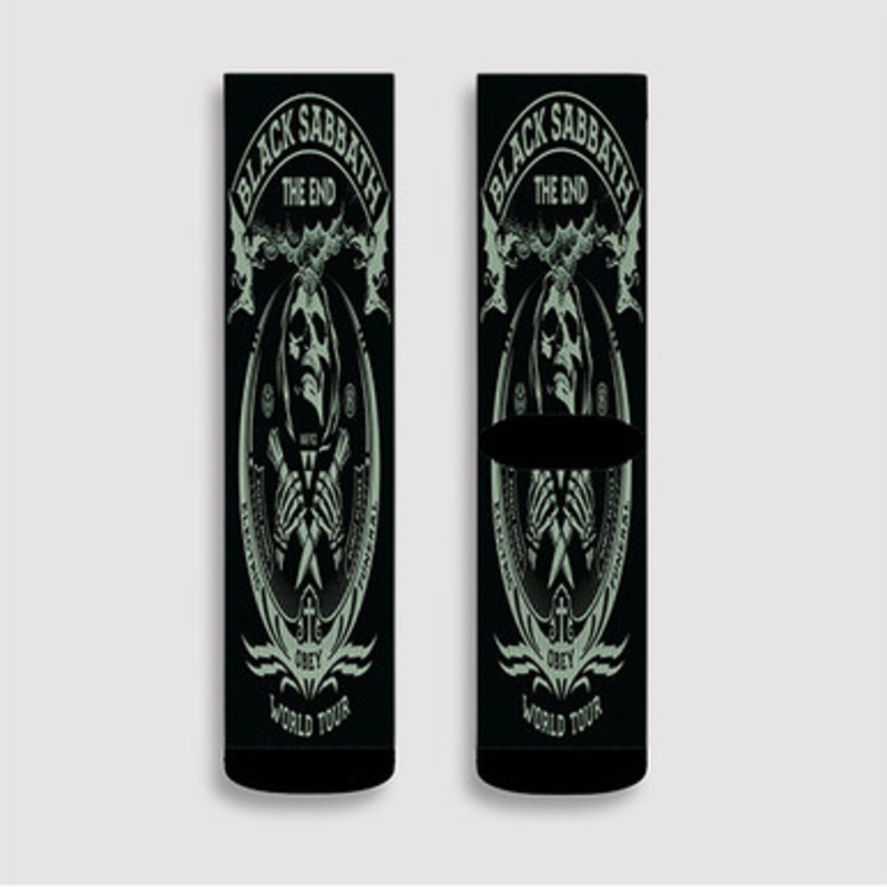 Pastele Black Sabbath The End World Tour Custom Socks Sublimation Awesome Printed Sports Elite Socks Polyester Cushioned Bottoms Gym Gymnastic Running Yoga School Skatebording Basketball Spandex
