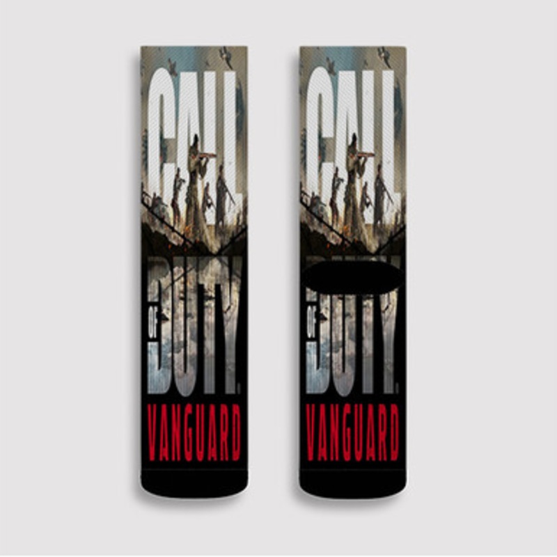 Pastele Call of Duty Vanguard Custom Socks Sublimation Awesome Printed Sports Elite Socks Polyester Cushioned Bottoms Gym Gymnastic Running Yoga School Skatebording Basketball Spandex