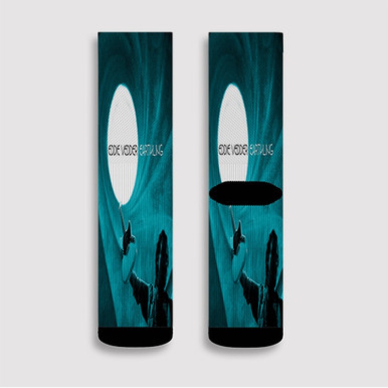 Pastele Eddie Vedder Earthling Custom Socks Sublimation Awesome Printed Sports Elite Socks Polyester Cushioned Bottoms Gym Gymnastic Running Yoga School Skatebording Basketball Spandex