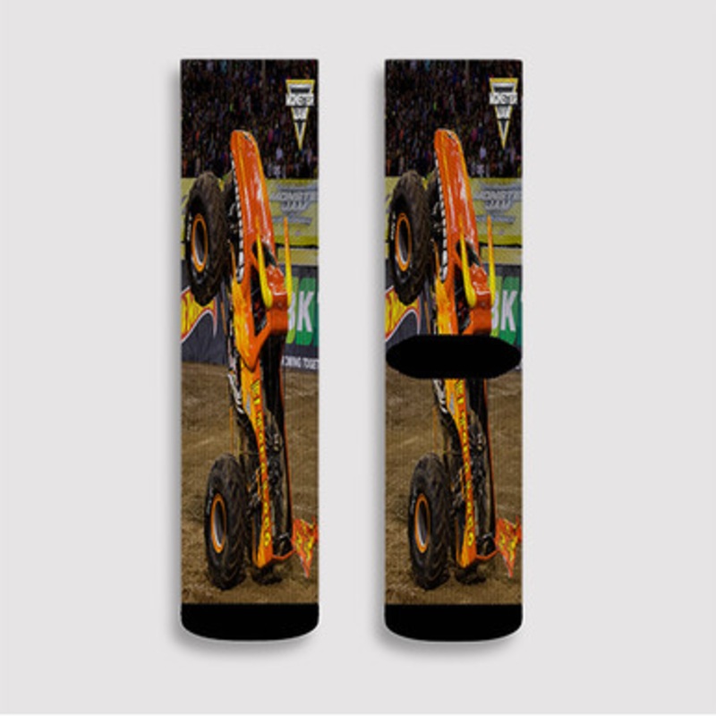 Pastele El Toro Loco Monster Truck Custom Socks Sublimation Awesome Printed Sports Elite Socks Polyester Cushioned Bottoms Gym Gymnastic Running Yoga School Skatebording Basketball Spandex
