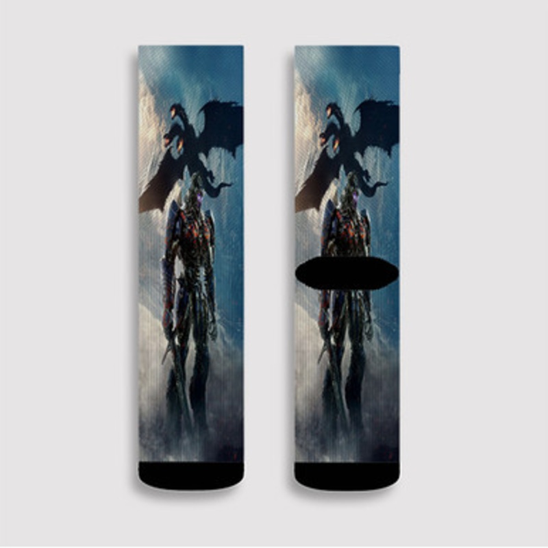Pastele Optimus Prime Dragon Transformers Custom Socks Sublimation Awesome Printed Sports Elite Socks Polyester Cushioned Bottoms Gym Gymnastic Running Yoga School Skatebording Basketball Spandex