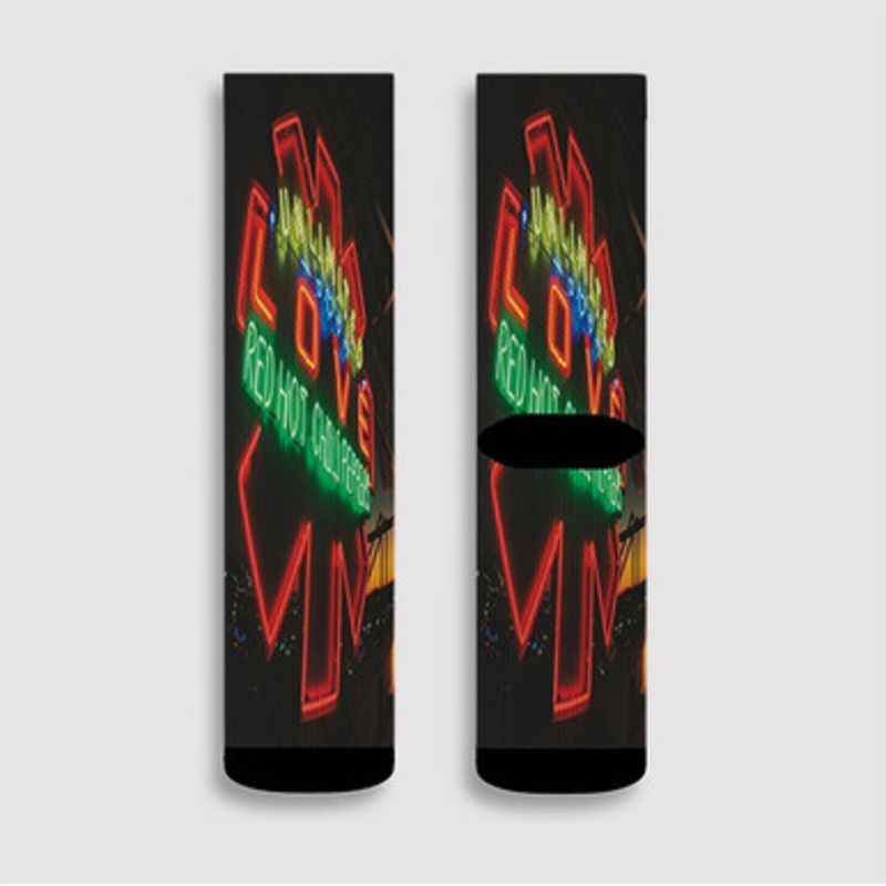 Pastele Red Hot Chili Peppers Unlimited Love Custom Socks Sublimation Awesome Printed Sports Elite Socks Polyester Cushioned Bottoms Gym Gymnastic Running Yoga School Skatebording Basketball Spandex