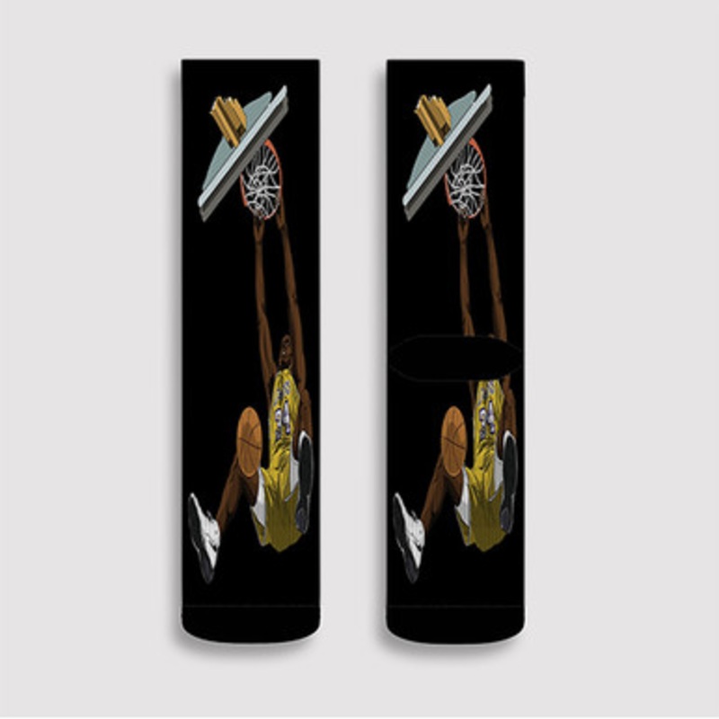 Pastele Shaquille O Neal Custom Socks Sublimation Awesome Printed Sports Elite Socks Polyester Cushioned Bottoms Gym Gymnastic Running Yoga School Skatebording Basketball Spandex