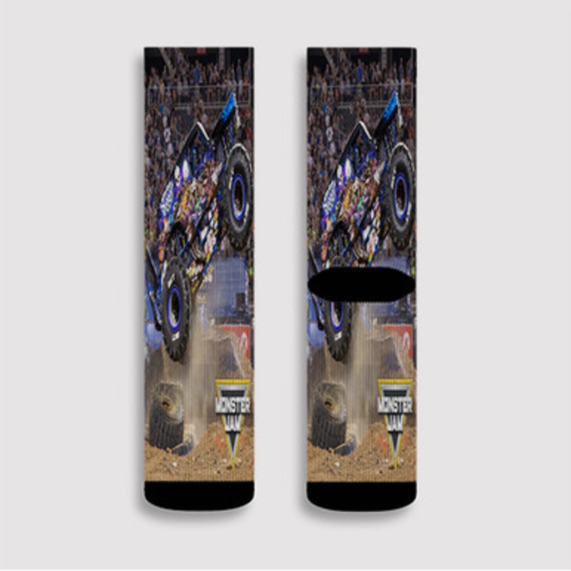 Pastele Son uva Digger Monster Truck Custom Socks Sublimation Awesome Printed Sports Elite Socks Polyester Cushioned Bottoms Gym Gymnastic Running Yoga School Skatebording Basketball Spandex