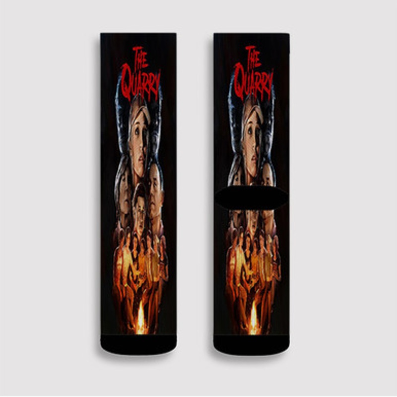 Pastele The Quarry Custom Socks Sublimation Awesome Printed Sports Elite Socks Polyester Cushioned Bottoms Gym Gymnastic Running Yoga School Skatebording Basketball Spandex