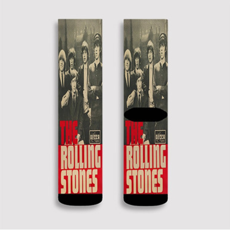 Pastele The Rolling Stones Vintage Custom Socks Sublimation Awesome Printed Sports Elite Socks Polyester Cushioned Bottoms Gym Gymnastic Running Yoga School Skatebording Basketball Spandex