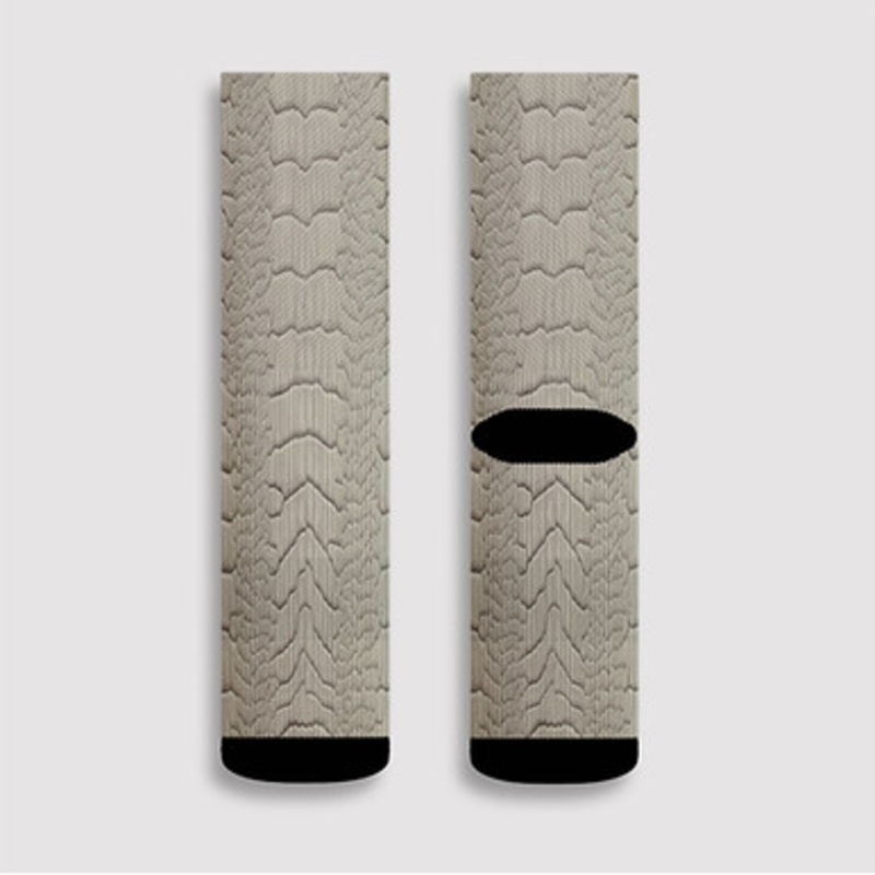 Pastele White Alligator Skin Custom Socks Sublimation Awesome Printed Sports Elite Socks Polyester Cushioned Bottoms Gym Gymnastic Running Yoga School Skatebording Basketball Spandex