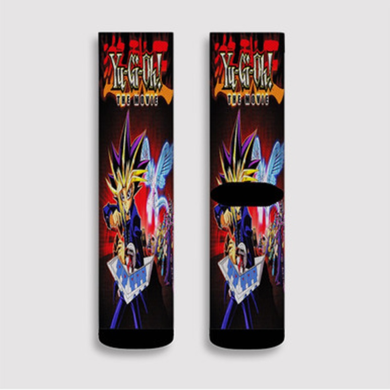 Pastele Yugioh The Movie Custom Socks Sublimation Awesome Printed Sports Elite Socks Polyester Cushioned Bottoms Gym Gymnastic Running Yoga School Skatebording Basketball Spandex
