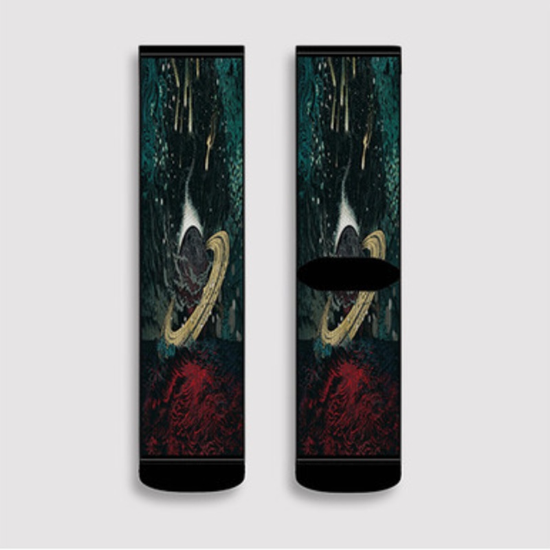 Pastele Cave In Heavy Pendulum Custom Socks Sublimation Awesome Printed Sports Elite Socks Polyester Cushioned Bottoms Gym Gymnastic Running Yoga School Skatebording Basketball Spandex