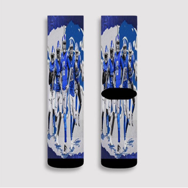 Pastele Detroit Lions NFL 2022 Custom Socks Sublimation Awesome Printed Sports Elite Socks Polyester Cushioned Bottoms Gym Gymnastic Running Yoga School Skatebording Basketball Spandex