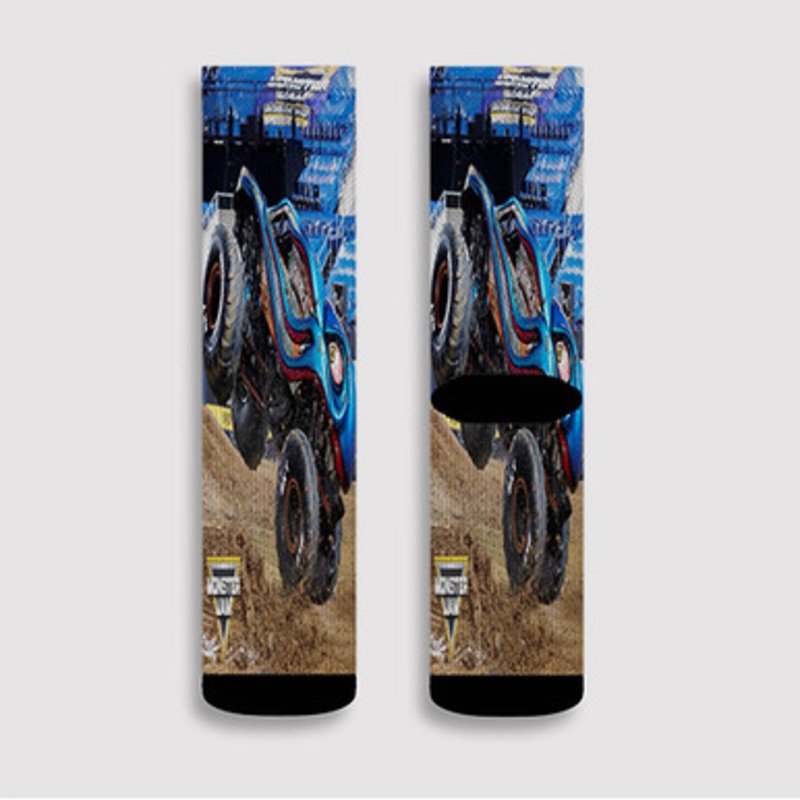 Pastele Kraken Monster Truck Custom Socks Sublimation Awesome Printed Sports Elite Socks Polyester Cushioned Bottoms Gym Gymnastic Running Yoga School Skatebording Basketball Spandex