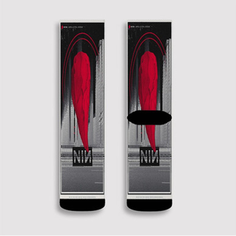 Pastele Nine Inch Nails Switzerland Custom Socks Sublimation Awesome Printed Sports Elite Socks Polyester Cushioned Bottoms Gym Gymnastic Running Yoga School Skatebording Basketball Spandex