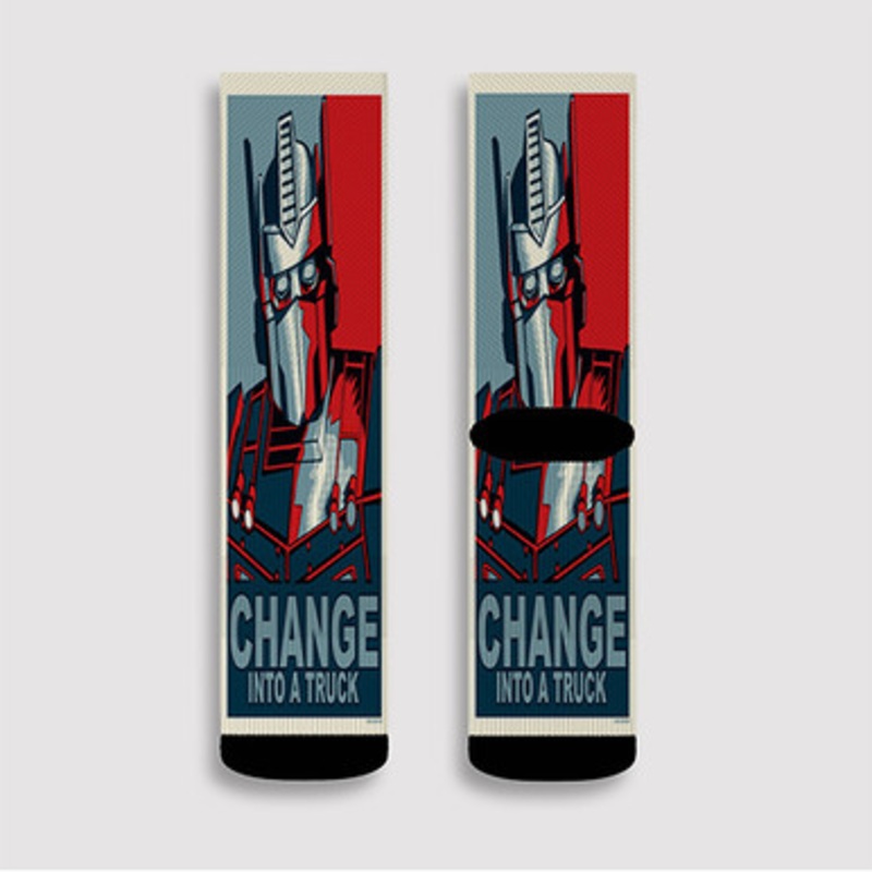 Pastele Optimus Prime Poster Custom Socks Sublimation Awesome Printed Sports Elite Socks Polyester Cushioned Bottoms Gym Gymnastic Running Yoga School Skatebording Basketball Spandex