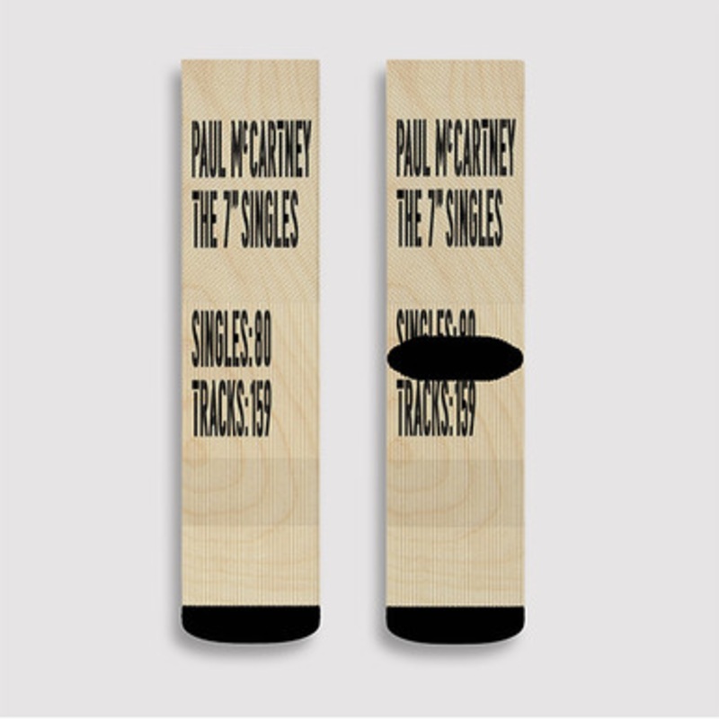 Pastele Paul Mc Cartney The 7 Singles Custom Socks Sublimation Awesome Printed Sports Elite Socks Polyester Cushioned Bottoms Gym Gymnastic Running Yoga School Skatebording Basketball Spandex