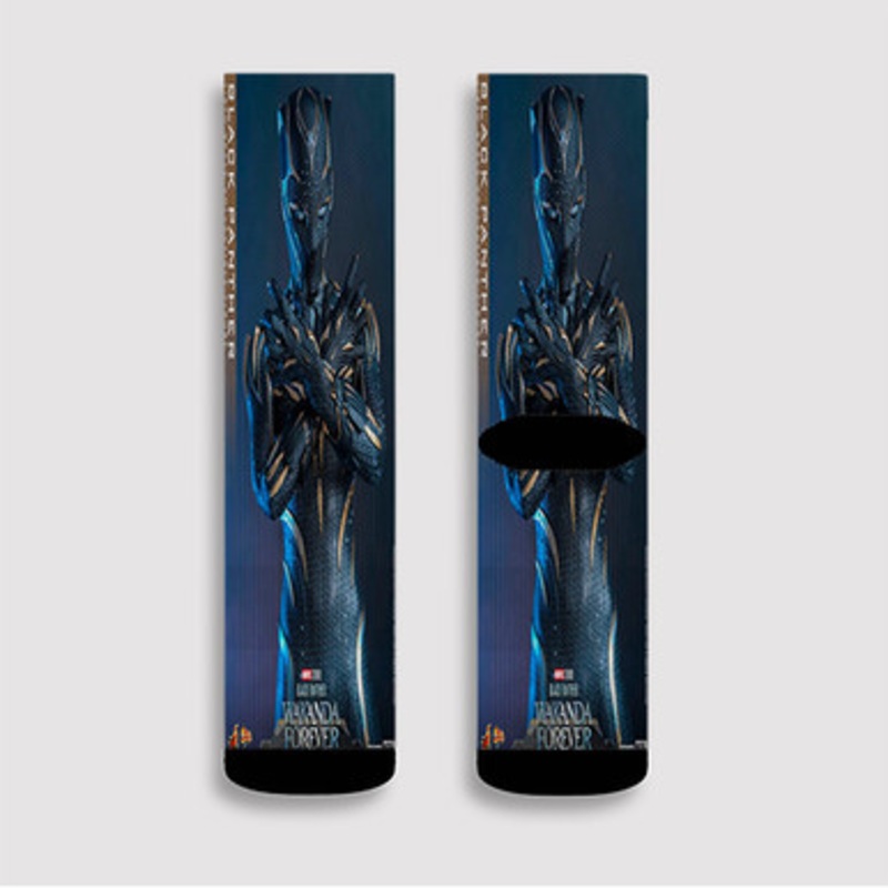 Pastele Shuri Black Panther Wakanda Forever Custom Socks Sublimation Awesome Printed Sports Elite Socks Polyester Cushioned Bottoms Gym Gymnastic Running Yoga School Skatebording Basketball Spandex