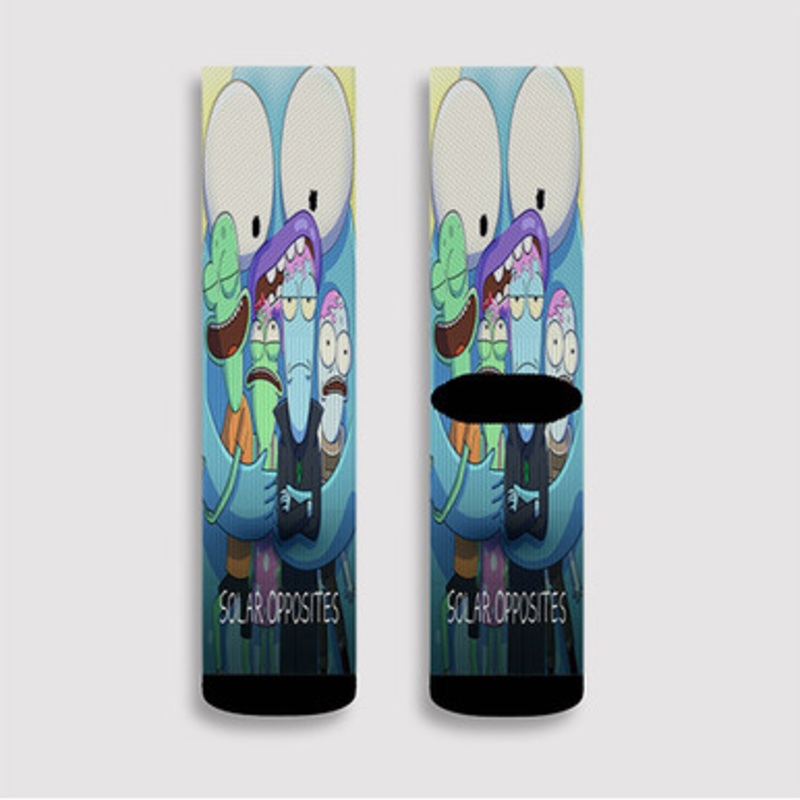 Pastele Solar Opposites Custom Socks Sublimation Awesome Printed Sports Elite Socks Polyester Cushioned Bottoms Gym Gymnastic Running Yoga School Skatebording Basketball Spandex