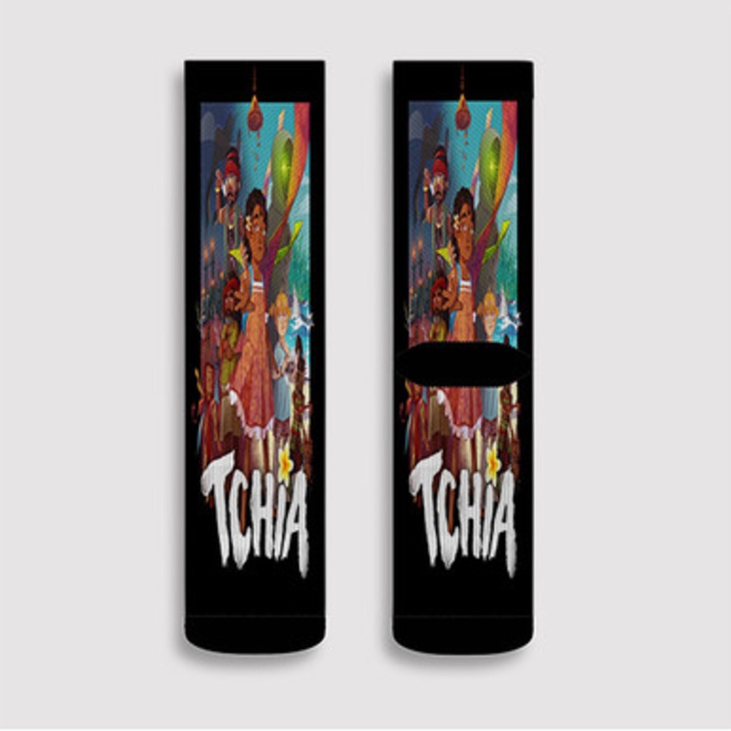 Pastele Tchia Custom Socks Sublimation Awesome Printed Sports Elite Socks Polyester Cushioned Bottoms Gym Gymnastic Running Yoga School Skatebording Basketball Spandex