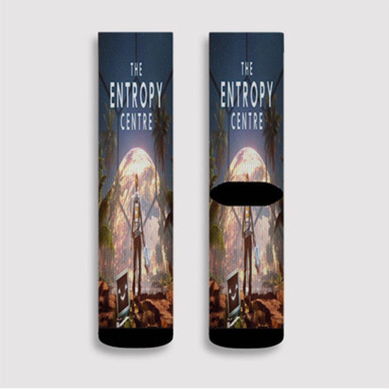 Pastele The Entropy Centre Custom Socks Sublimation Awesome Printed Sports Elite Socks Polyester Cushioned Bottoms Gym Gymnastic Running Yoga School Skatebording Basketball Spandex