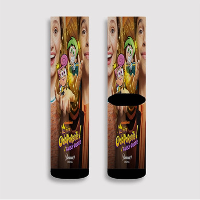 Pastele The Fairly Odd Parents Fairly Odder Custom Socks Sublimation Awesome Printed Sports Elite Socks Polyester Cushioned Bottoms Gym Gymnastic Running Yoga School Skatebording Basketball Spandex