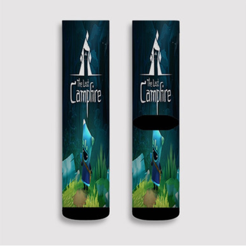 Pastele The Last Campfire Custom Socks Sublimation Awesome Printed Sports Elite Socks Polyester Cushioned Bottoms Gym Gymnastic Running Yoga School Skatebording Basketball Spandex