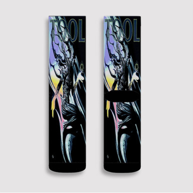 Pastele Tool Band Custom Socks Sublimation Awesome Printed Sports Elite Socks Polyester Cushioned Bottoms Gym Gymnastic Running Yoga School Skatebording Basketball Spandex