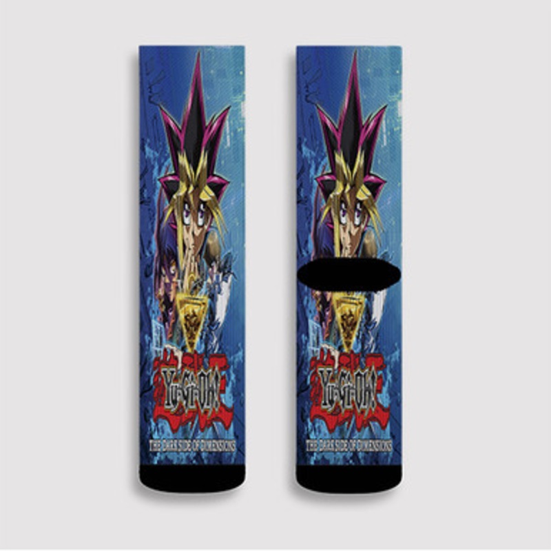 Pastele Yugioh The Darkside Of Dimensions Custom Socks Sublimation Awesome Printed Sports Elite Socks Polyester Cushioned Bottoms Gym Gymnastic Running Yoga School Skatebording Basketball Spandex