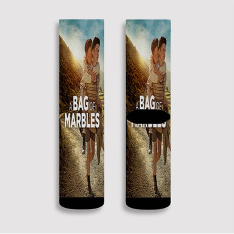 Pastele A Bag of Marbles Custom Socks Sublimation Awesome Printed Sports Elite Socks Polyester Cushioned Bottoms Gym Gymnastic Running Yoga School Skatebording Basketball Spandex