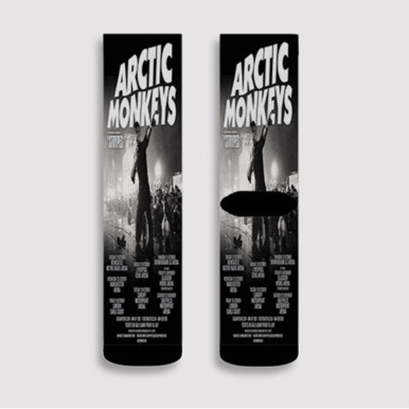 Pastele Arctic Monkeys Concert Custom Socks Sublimation Awesome Printed Sports Elite Socks Polyester Cushioned Bottoms Gym Gymnastic Running Yoga School Skatebording Basketball Spandex