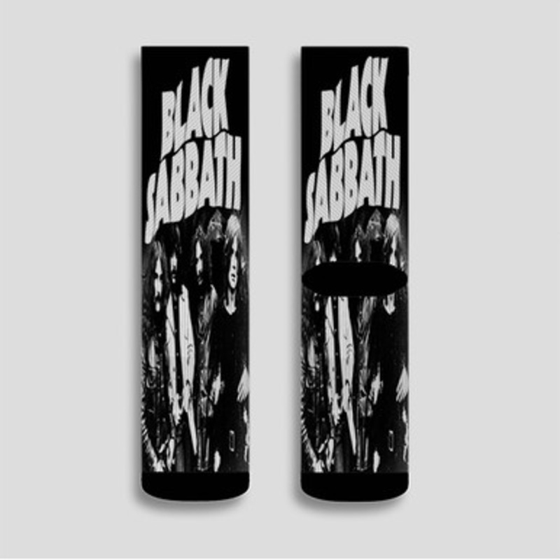 Pastele Black Sabbath Custom Socks Sublimation Awesome Printed Sports Elite Socks Polyester Cushioned Bottoms Gym Gymnastic Running Yoga School Skatebording Basketball Spandex
