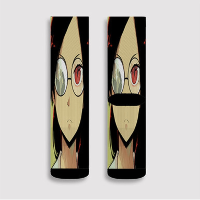 Pastele Kobachi Osaragi Kaguya sama Custom Socks Sublimation Awesome Printed Sports Elite Socks Polyester Cushioned Bottoms Gym Gymnastic Running Yoga School Skatebording Basketball Spandex