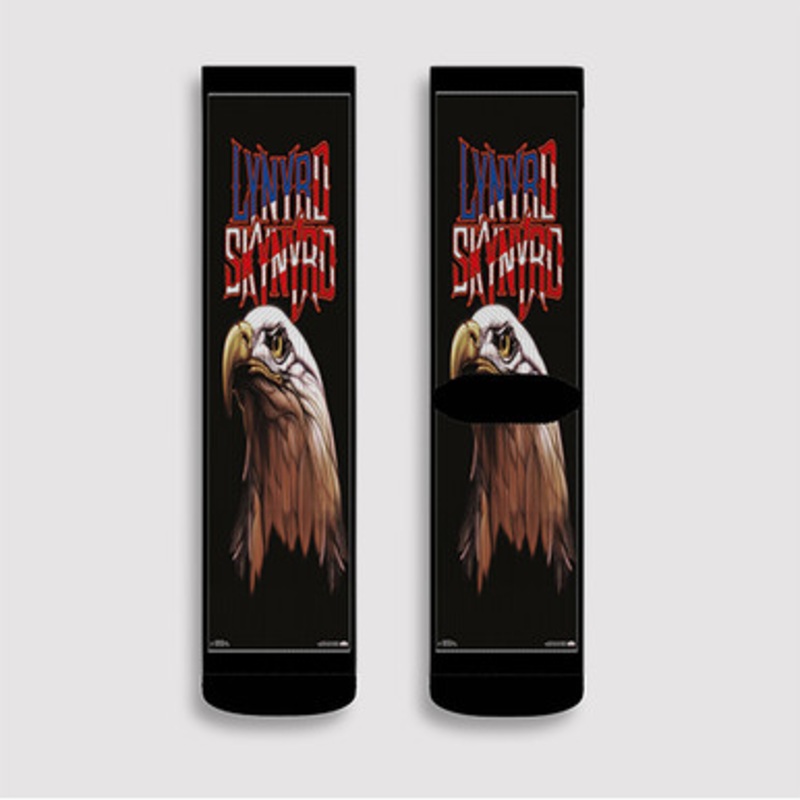 Pastele Lynyrd Skynyrd Eagles Custom Socks Sublimation Awesome Printed Sports Elite Socks Polyester Cushioned Bottoms Gym Gymnastic Running Yoga School Skatebording Basketball Spandex