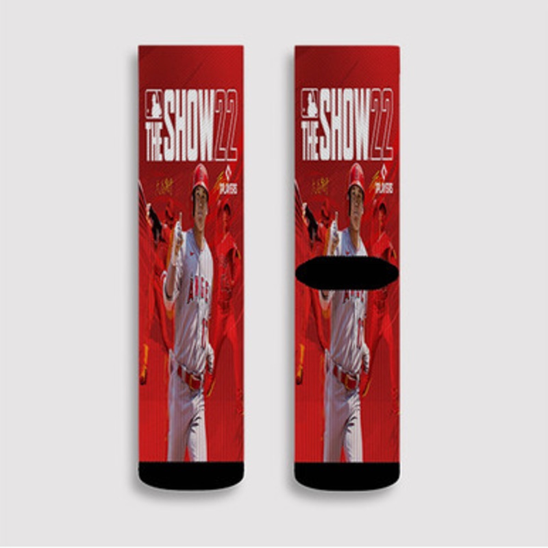 Pastele MLB The Show 22 Custom Socks Sublimation Awesome Printed Sports Elite Socks Polyester Cushioned Bottoms Gym Gymnastic Running Yoga School Skatebording Basketball Spandex