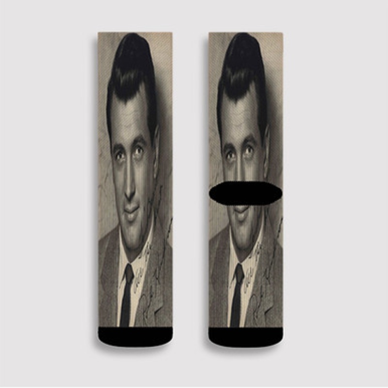 Pastele Rock Hudson 1985 Custom Socks Sublimation Awesome Printed Sports Elite Socks Polyester Cushioned Bottoms Gym Gymnastic Running Yoga School Skatebording Basketball Spandex