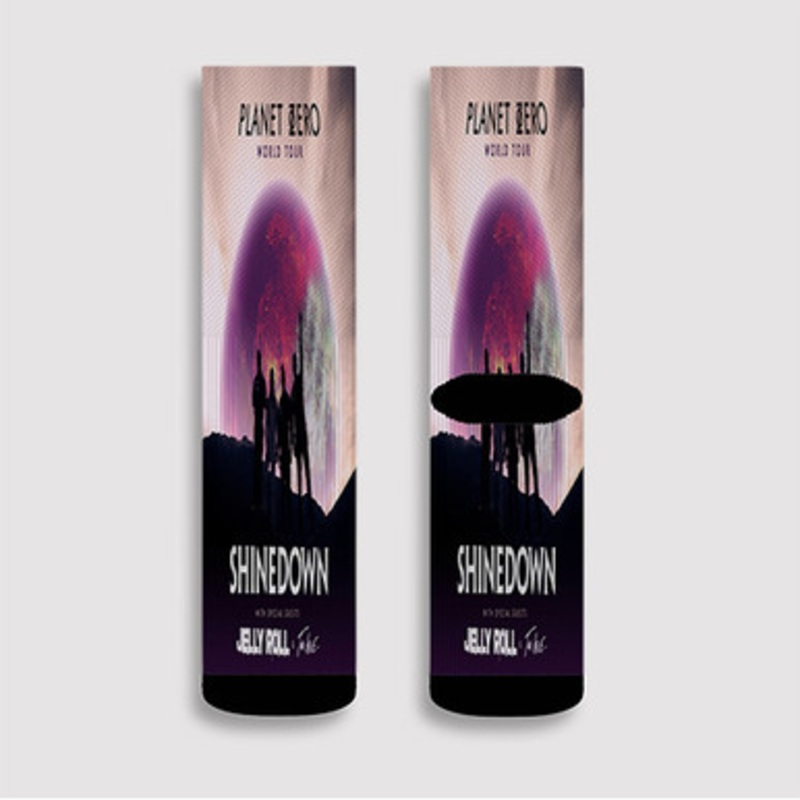 Pastele Shinedown Planet Zero Custom Socks Sublimation Awesome Printed Sports Elite Socks Polyester Cushioned Bottoms Gym Gymnastic Running Yoga School Skatebording Basketball Spandex