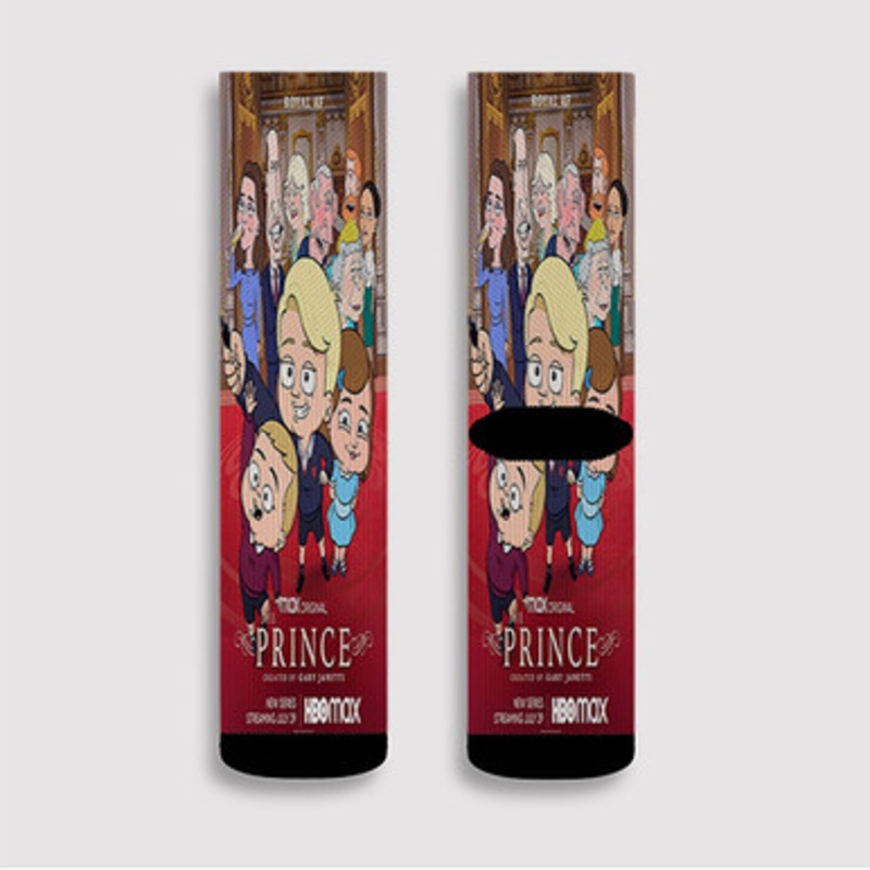 Pastele The Prince TV Series Custom Socks Sublimation Awesome Printed Sports Elite Socks Polyester Cushioned Bottoms Gym Gymnastic Running Yoga School Skatebording Basketball Spandex