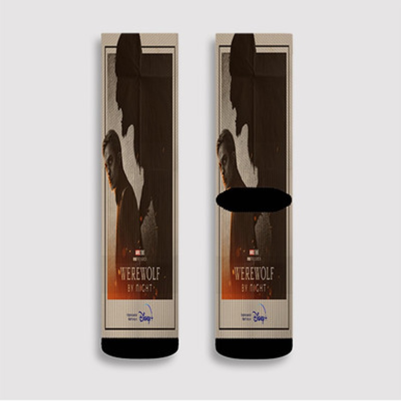 Pastele Werewolf By Night Custom Socks Sublimation Awesome Printed Sports Elite Socks Polyester Cushioned Bottoms Gym Gymnastic Running Yoga School Skatebording Basketball Spandex