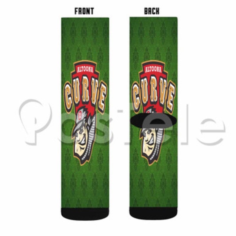 Altoona Curve Custom Sublimation Personalized Printed Socks Polyester Acrylic Nylon Spandex
