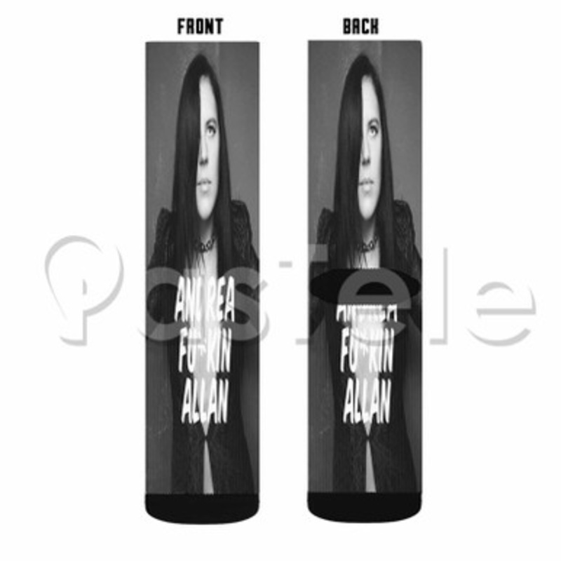Andrea Allan Custom Sublimation Personalized Printed Socks Polyester Acrylic Nylon Spandex