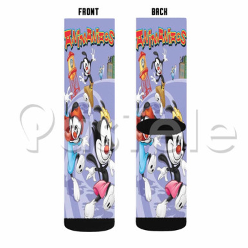 Animaniacs Custom Sublimation Personalized Printed Socks Polyester Acrylic Nylon Spandex