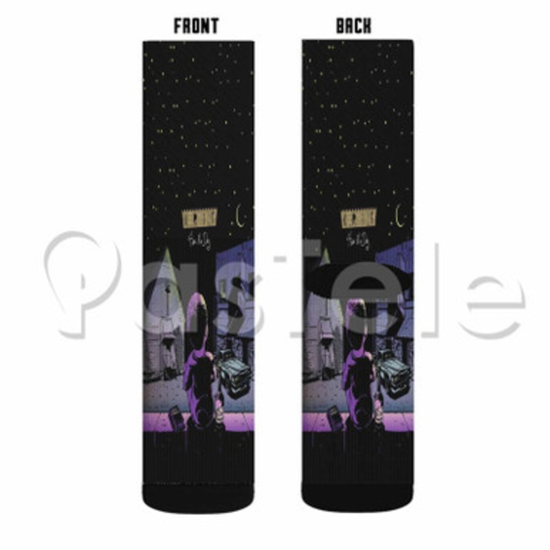 Big KRIT Custom Sublimation Personalized Printed Socks Polyester Acrylic Nylon Spandex