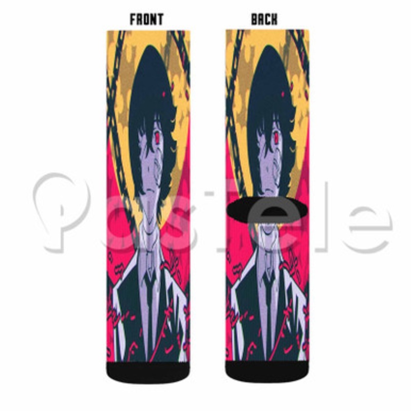 Bungou Stray Dogs Season 3 Custom Sublimation Personalized Printed Socks Polyester Acrylic Nylon Spandex