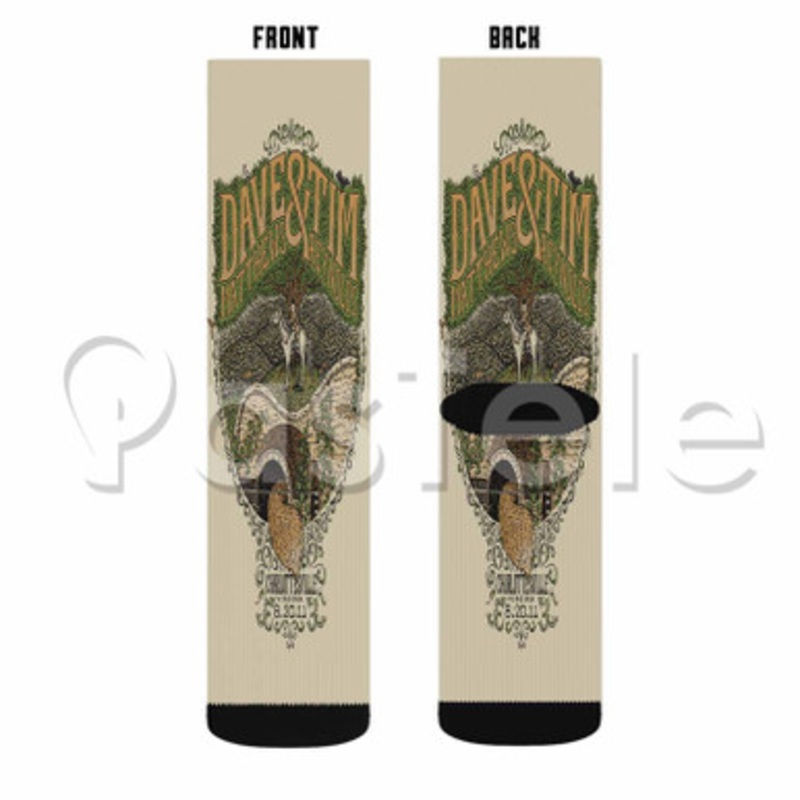 Dave Matthews Band Custom Sublimation Personalized Printed Socks Polyester Acrylic Nylon Spandex