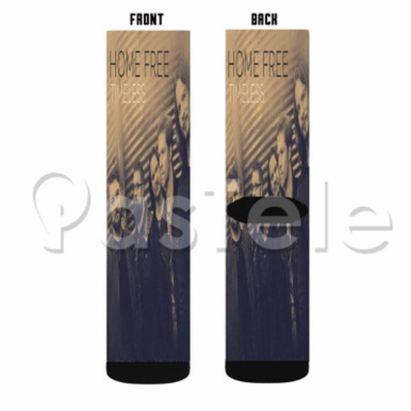 Home Free Custom Sublimation Personalized Printed Socks Polyester Acrylic Nylon Spandex