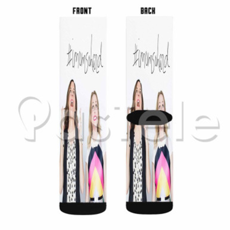 Imomsohard Custom Sublimation Personalized Printed Socks Polyester Acrylic Nylon Spandex