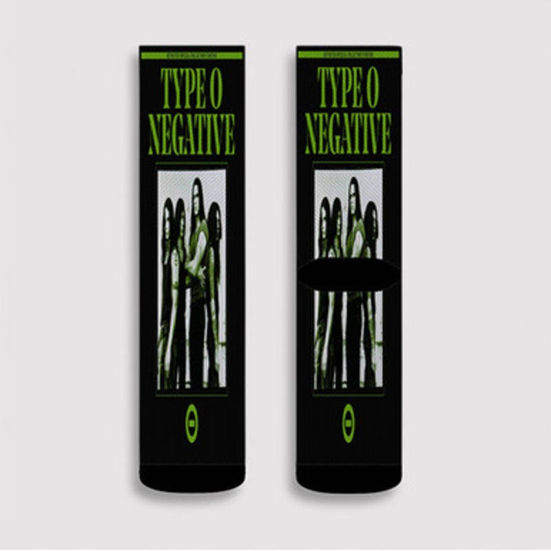 Pastele Type O Negative Band Custom Socks Sublimation Awesome Printed Sports Elite Socks Polyester Cushioned Bottoms Gym Gymnastic Running Yoga School Skatebording Basketball Spandex